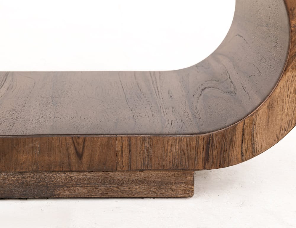 IFD  - Balam  - Upholstered Seat Bench with Two Open Shelves  - IFD4223BEN view 5