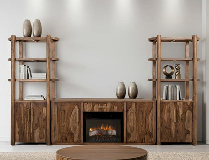 IFD  - Balam Wall Unit, TV Stand 80" with Electric Fireplace insert  - IFD4221WALFP80 view 4