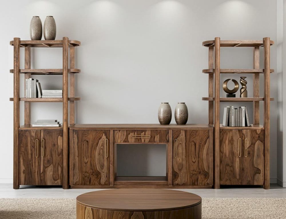 IFD  - Balam Wall Unit with Electric Fireplace Insert  - IFD4221WALFP view 3