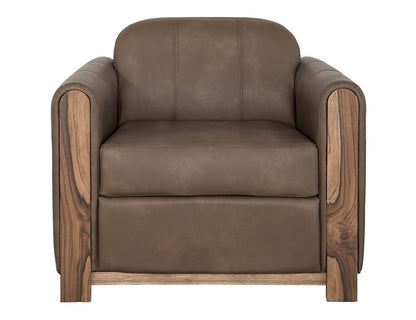 IFD  - Balam  - Wooden Frame & Base, Armchair  - Medium Brown  - IUP422-ACH-231 view 3