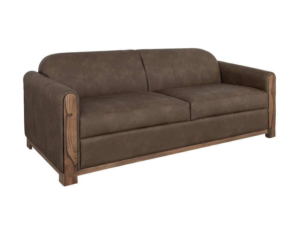IFD  - Balam  - Wooden Frame & Base, Loveseat  - Medium Brown  - IUP422-LOV-231 view 1