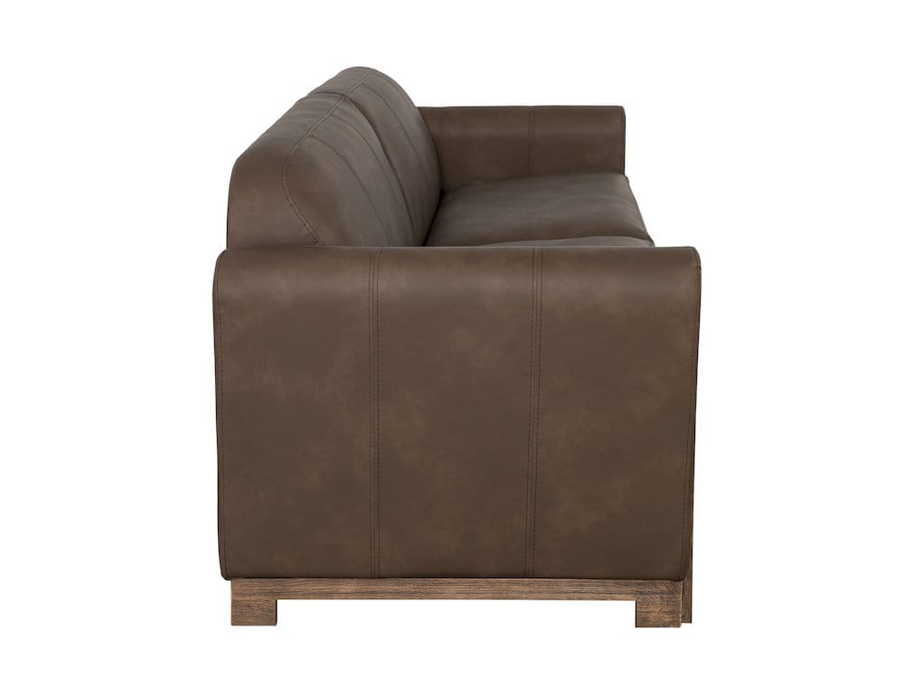 IFD  - Balam  - Wooden Frame & Base, Loveseat  - Medium Brown  - IUP422-LOV-231 view 3