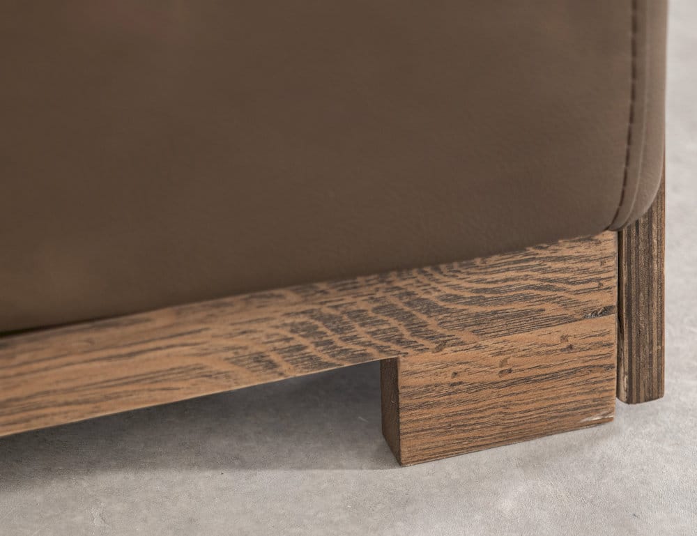 IFD  - Balam  - Wooden Frame & Base, Two-Cushion Sofa  - Medium Brown  - IUP422-SOF-231 view 9