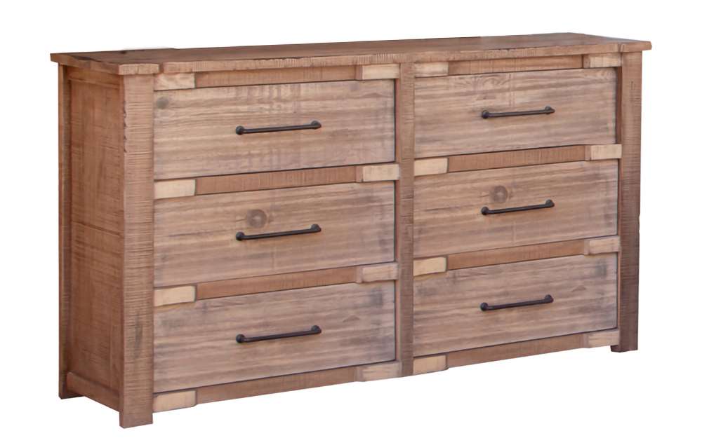 IFD - Berlin 6 Drawers Dresser - IFD2051DSR veiw 1