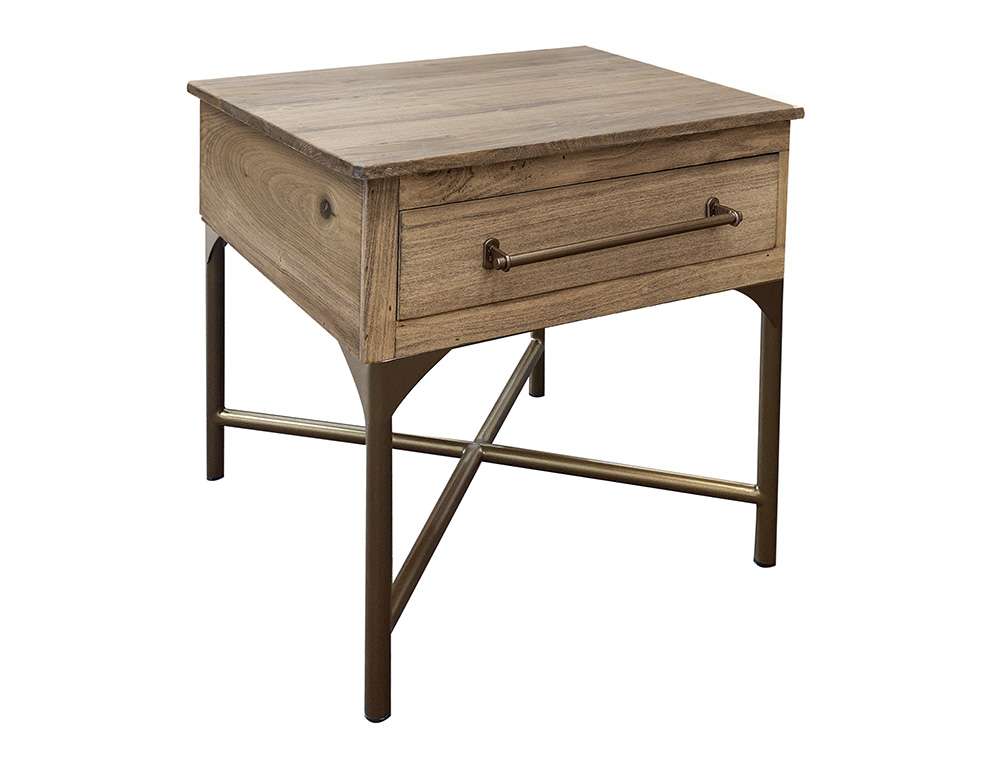 IFD - Bernabe - Metal Base End Table - IFD4531END veiw 1
