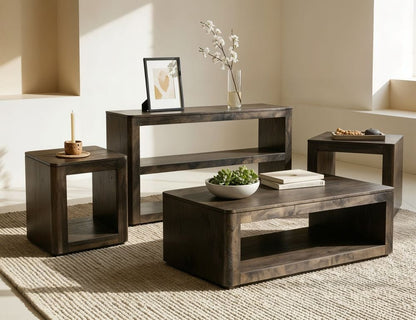 IFD - Black Balam - 2 Shelf, Sofa Table - IFD4423SFT view 3
