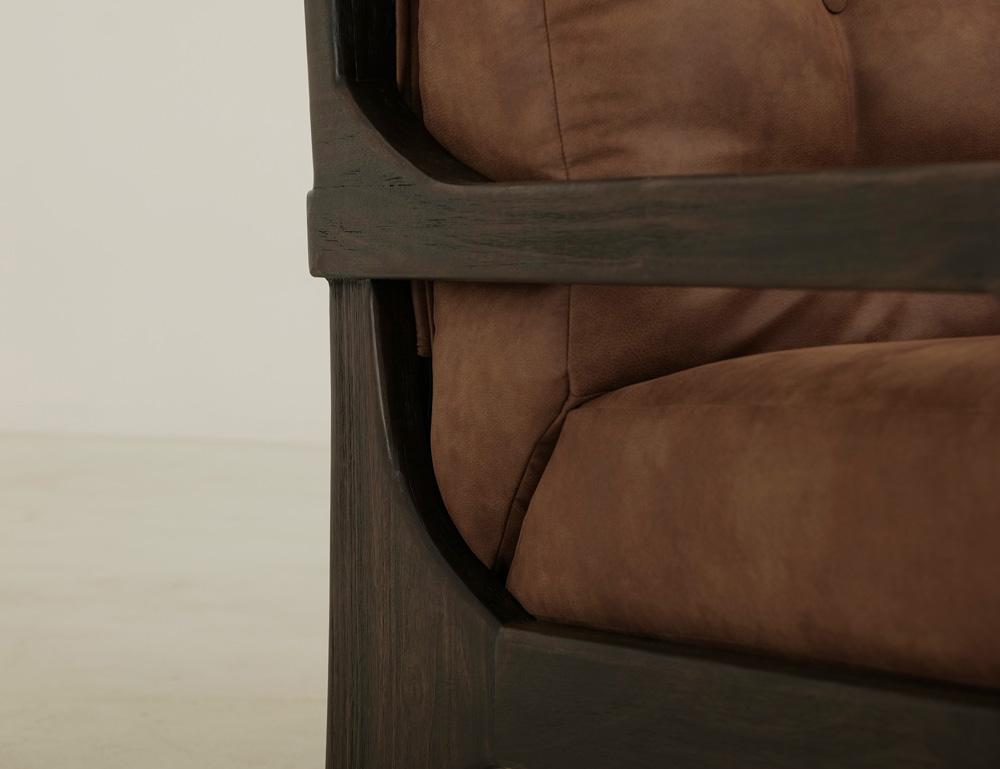 IFD - Black Balam - Armchair in Woodsy Brown - IUP442-ACH-237 veiw 5