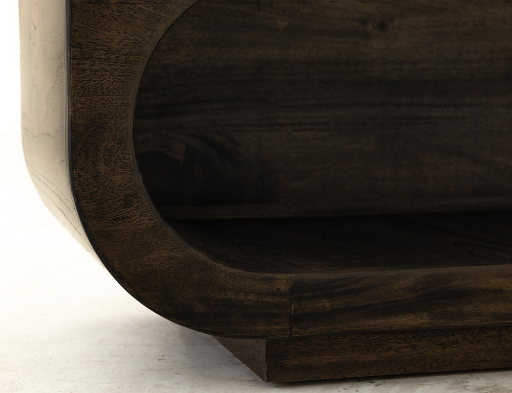 IFD - Black Balam - Bench in Oil Black - IFD4421BEN view 5