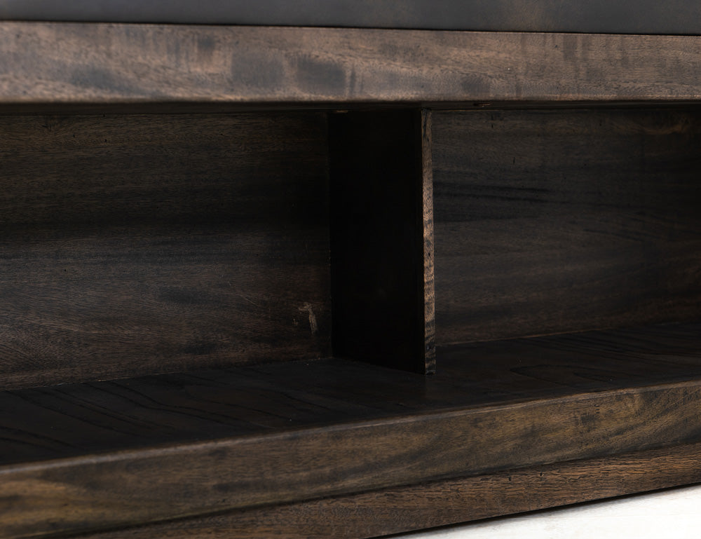IFD - Black Balam - Bench in Oil Black - IFD4421BEN view 6