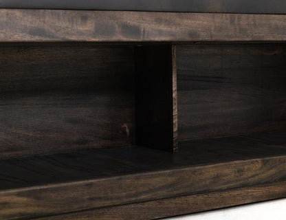 IFD - Black Balam - Bench in Oil Black - IFD4421BEN veiw 5