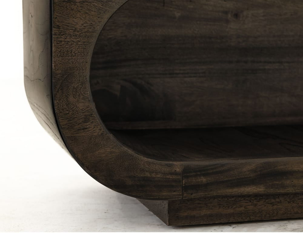 IFD - Black Balam - Bench in Oil Black - IFD4422BEN view 4
