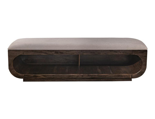 IFD - Black Balam - Bench in Oil Black - IFD4422BEN veiw 1