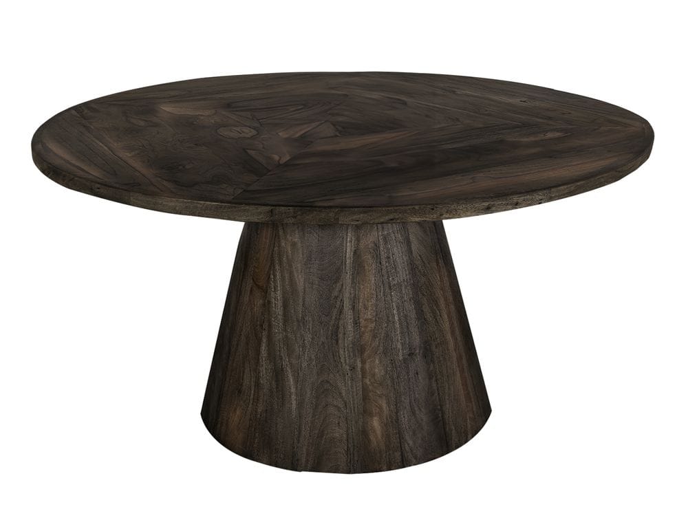 IFD - Black Balam - Round Dining Table in Oil Black - IFD4421DINTBLRD view 1