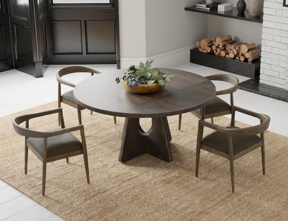 IFD  - Black Balam, Round Table 47"  - IFD4421DINTBLRD47 view 5