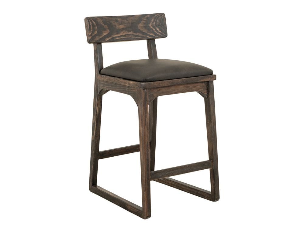 IFD - Black Balam - Upholstered Barstool 30