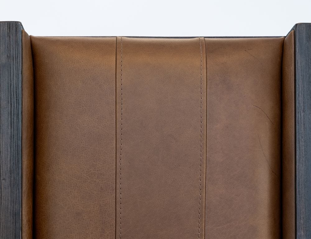 IFD - Black Balam - Upholstered Chair (100% Leather) in Brown (Set of 2) - IFD4422CHU view 8