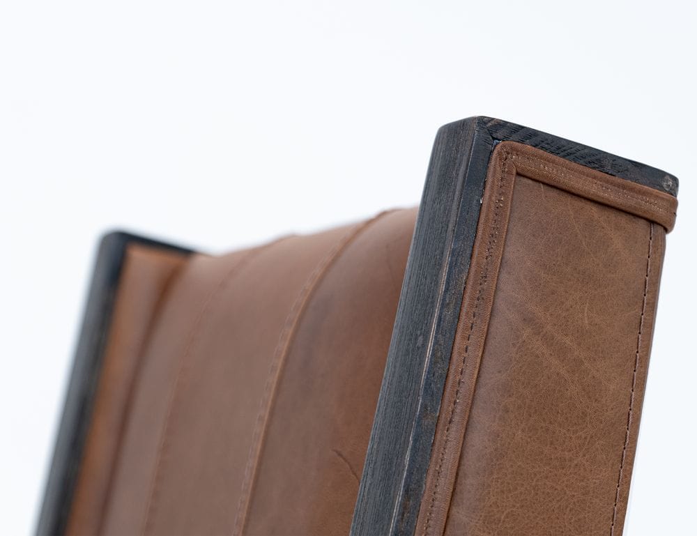 IFD - Black Balam - Upholstered Chair (100% Leather) in Brown (Set of 2) - IFD4422CHU view 9