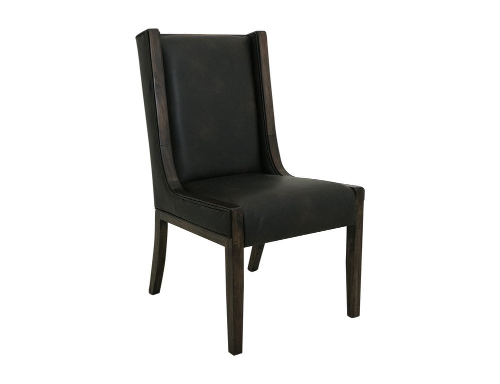 IFD - Black Balam - Upholstered Wooden Chair in Oil Black (Set of 2) - IFD4421CHUBN view 1