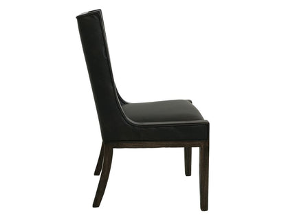 IFD - Black Balam - Upholstered Wooden Chair in Oil Black (Set of 2) - IFD4421CHUBN view 2