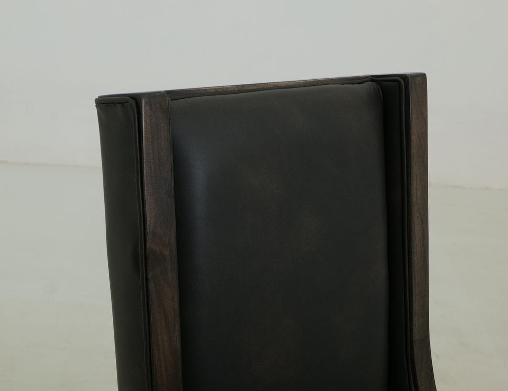 IFD - Black Balam - Upholstered Wooden Chair in Oil Black (Set of 2) - IFD4421CHUBN view 8