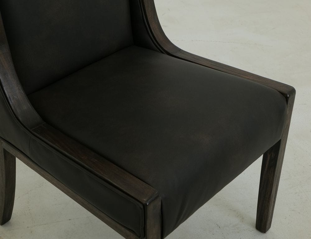 IFD - Black Balam - Upholstered Wooden Chair in Oil Black (Set of 2) - IFD4421CHUBN view 10