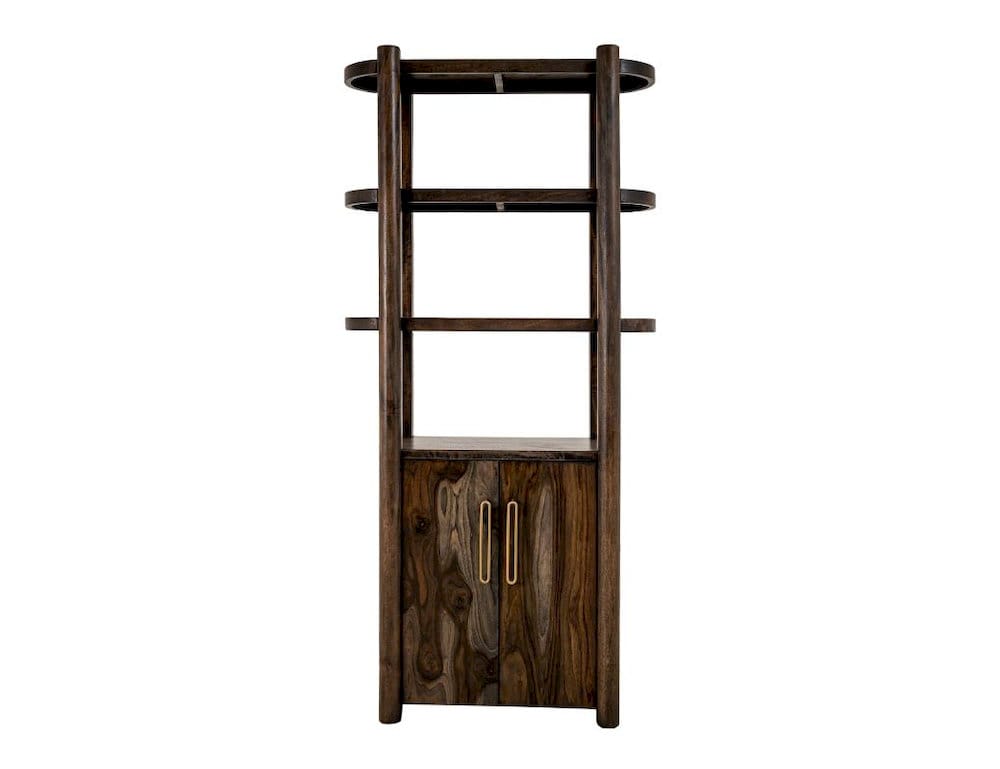 IFD  - Black Balam Wall Unit with Electric Fireplace Insert  - IFD4421WALFP view 3
