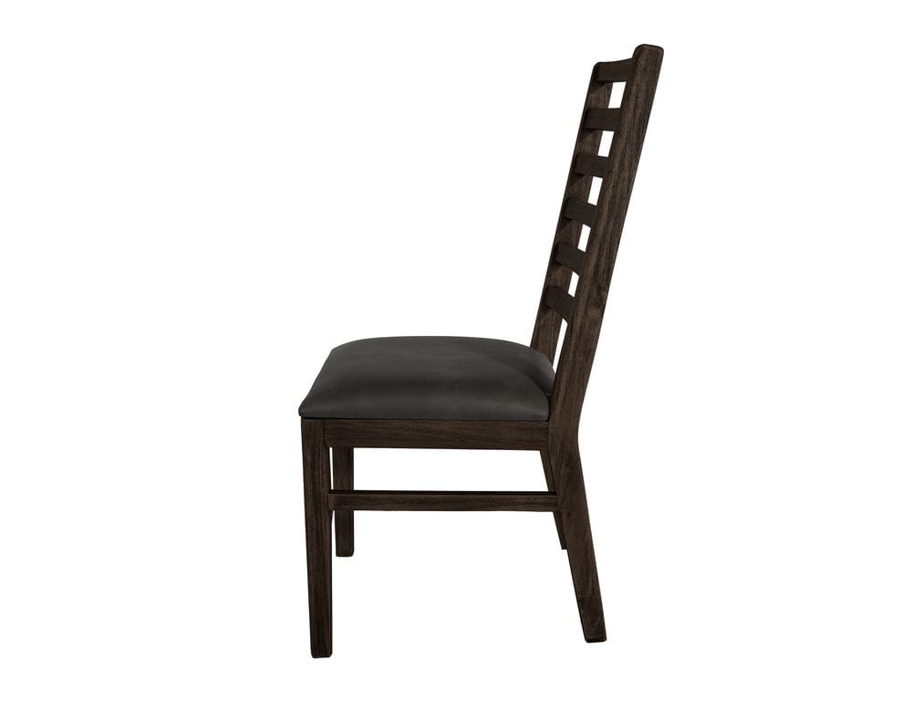 IFD - Black Balam - Wooden Chair in Oil Black (Set of 2) - IFD4421CHR view 2
