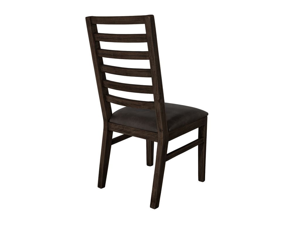 IFD - Black Balam - Wooden Chair in Oil Black (Set of 2) - IFD4421CHR view 3