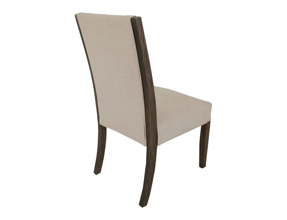 IFD - Black Verona - Upholstered Chair in Ivory - IFD3911CHU veiw 3