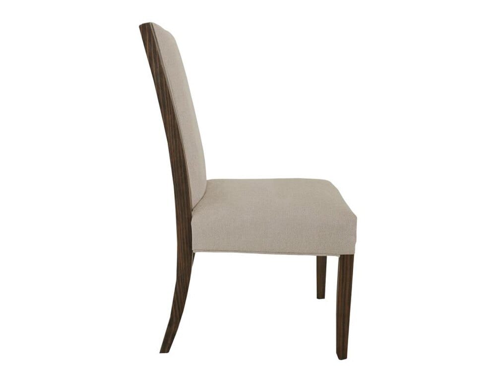 IFD - Black Verona - Upholstered Chair in Ivory - IFD3911CHU veiw 4