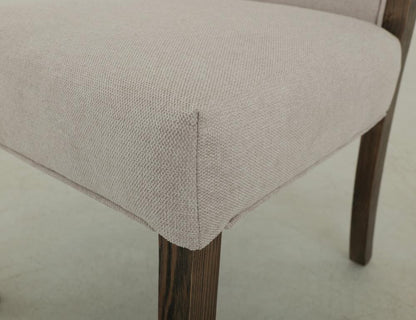 IFD - Black Verona - Upholstered Chair in Ivory - IFD3911CHU veiw 5