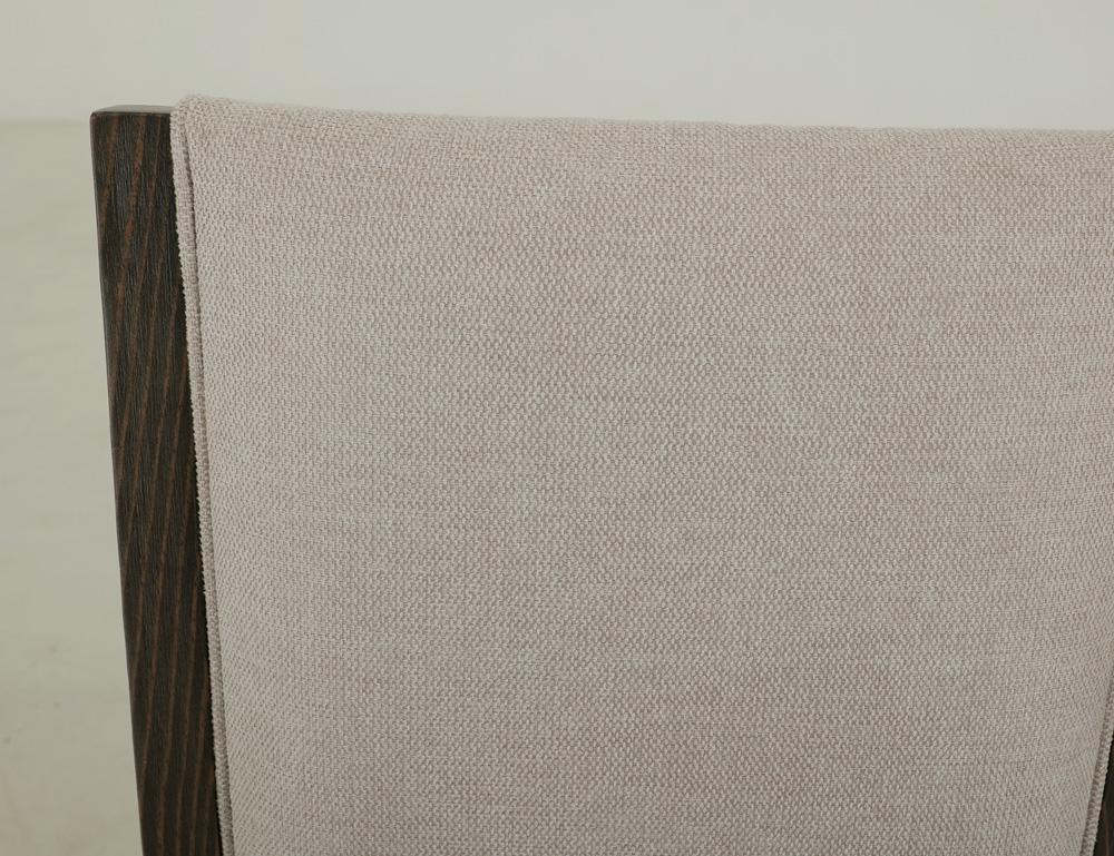 IFD - Black Verona - Upholstered Chair in Ivory - IFD3911CHU veiw 7