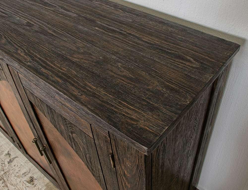 IFD - Blackburn - 4 Copper-Paneled Door Console - IFD7781CNS veiw 3