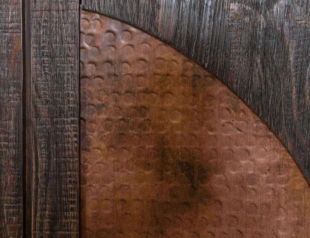 IFD - Blackburn - 4 Copper-Paneled Door Console - IFD7781CNS veiw 4