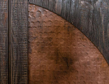 IFD - Blackburn - 4 Copper-Paneled Door Console - IFD7781CNS veiw 4