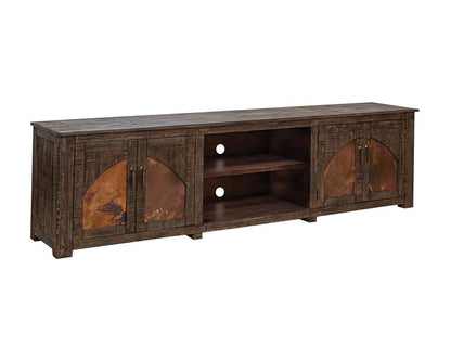 IFD - Blackburn - 4 Copper-Paneled TV Stand - IFD7781STN93 veiw 1