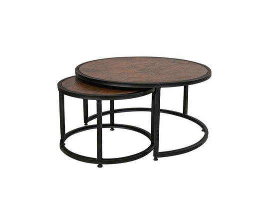 IFD - Blackburn - Copper Top & Iron Base Cocktail Table - IFD7781CKT veiw 1