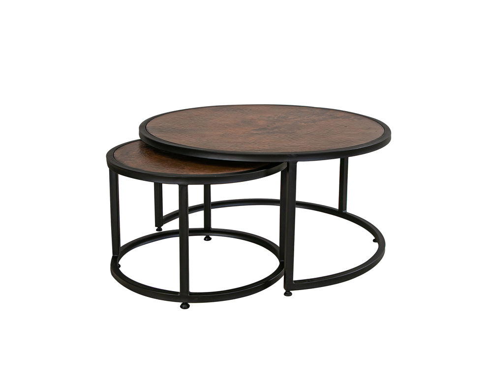 IFD - Blackburn - Copper Top & Iron Base Cocktail Table - IFD7781CKT view 1