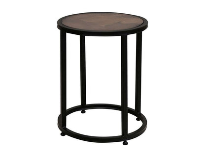 IFD - Blackburn - Copper Top & Iron Base End Table - IFD7782END veiw 1