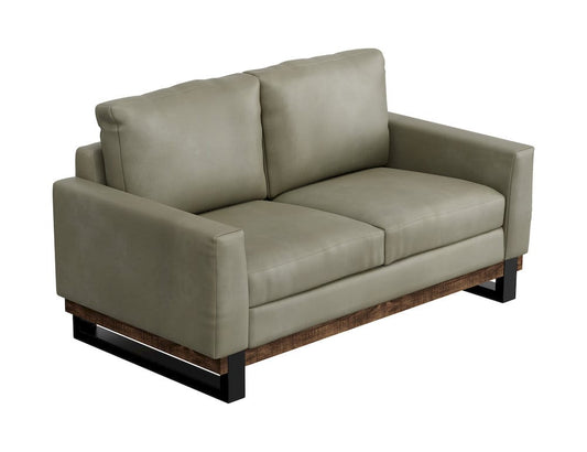IFD  - Blackburn  - Metal & Wood Base, Loveseat  - Green  - IUP778-LOV-232 view 1