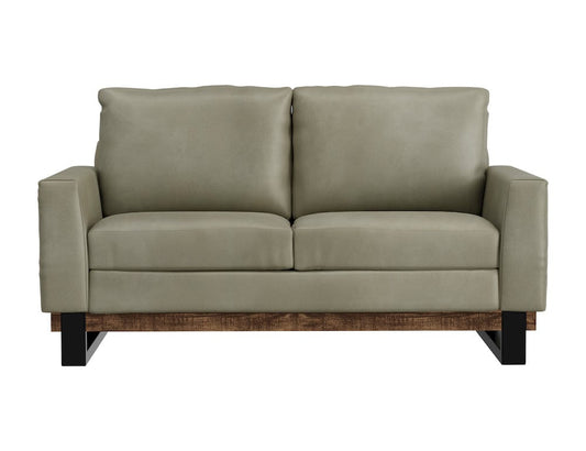 IFD  - Blackburn  - Metal & Wood Base, Loveseat  - Green  - IUP778-LOV-232 view 2