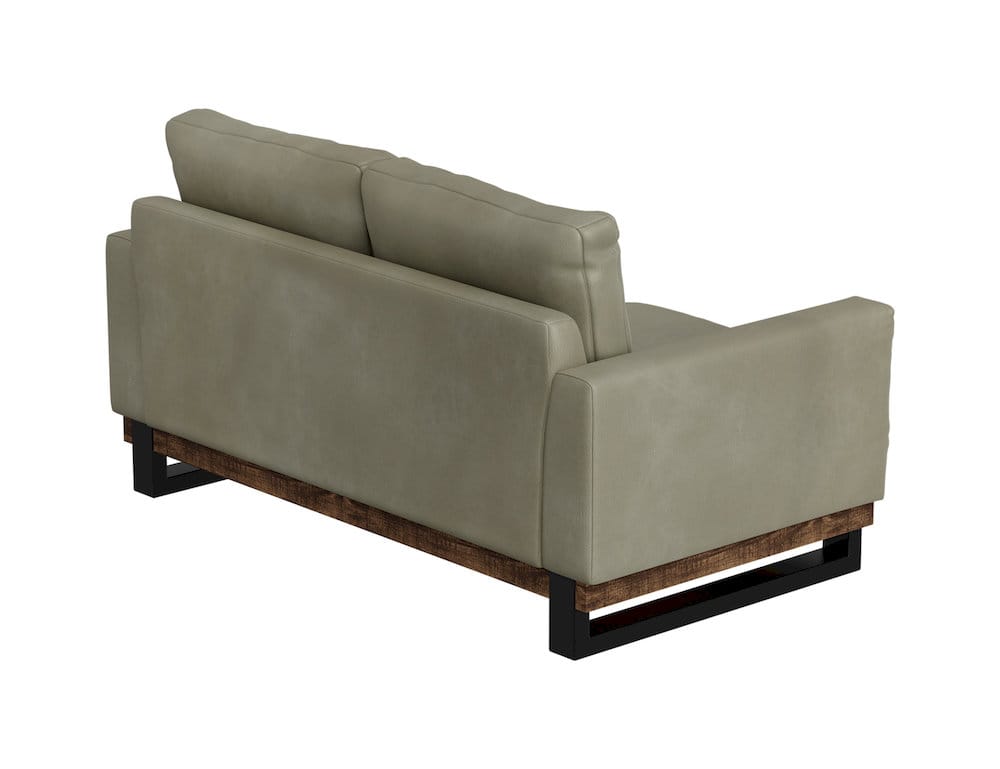 IFD  - Blackburn  - Metal & Wood Base, Loveseat  - Green  - IUP778-LOV-232 view 3