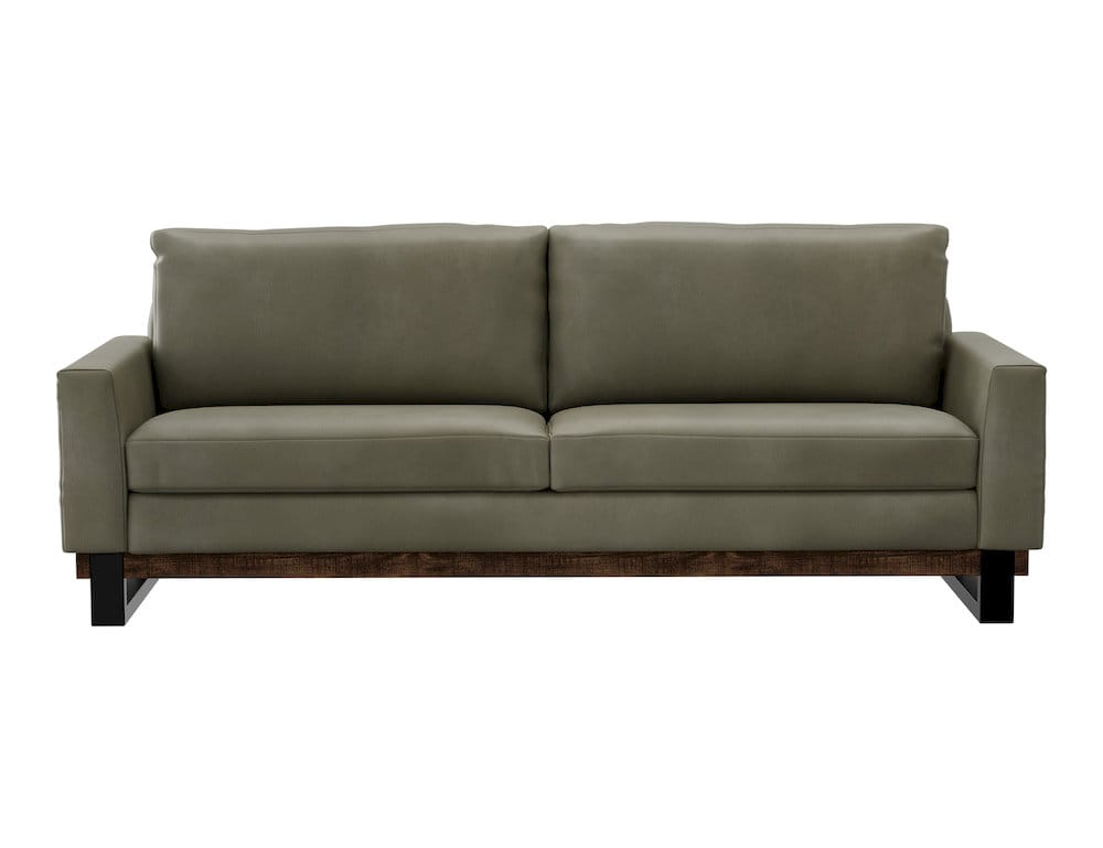 IFD  - Blackburn  - Metal & Wood Base, Sofa  - Green  - IUP778-SOF-232 view 2