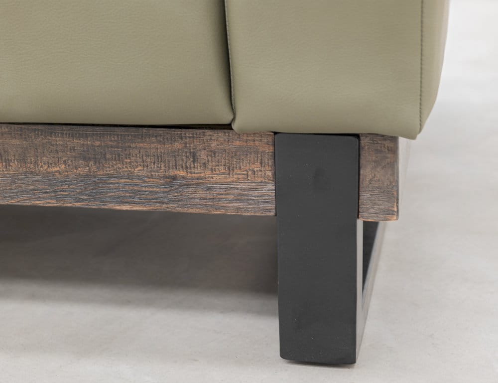 IFD  - Blackburn  - Metal & Wood Base, Sofa  - Green  - IUP778-SOF-232 view 6