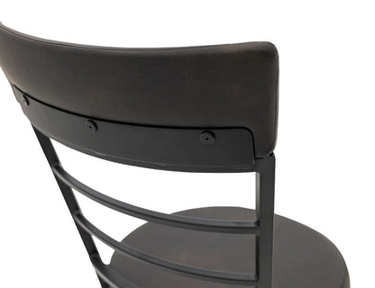 IFD  - Blackburn  - Wooden Frame & Metal Base, Barstool 30"  - Black  - IUP778-BST30-216 view 5