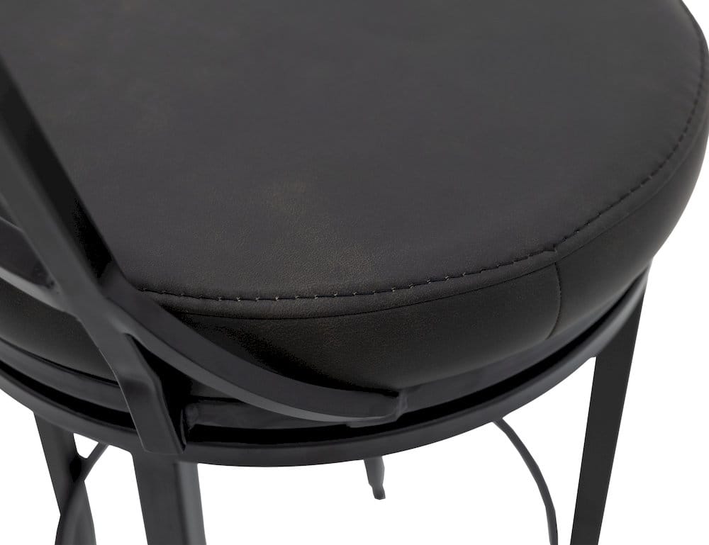 IFD  - Blackburn  - Wooden Frame & Metal Base, Barstool 30"  - Black  - IUP778-BST30-216 view 6