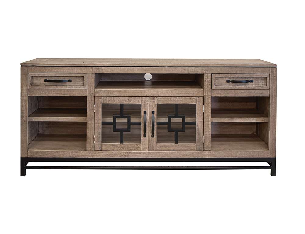 IFD - Blacksmith - 2 Drawer 2 Doors TV Stand - IFD2321STN70 veiw 1