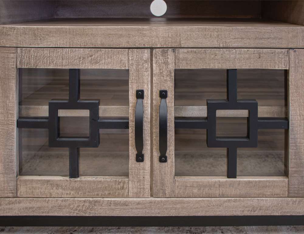 IFD - Blacksmith - 2 Drawer 2 Doors TV Stand - IFD2321STN70 veiw 4