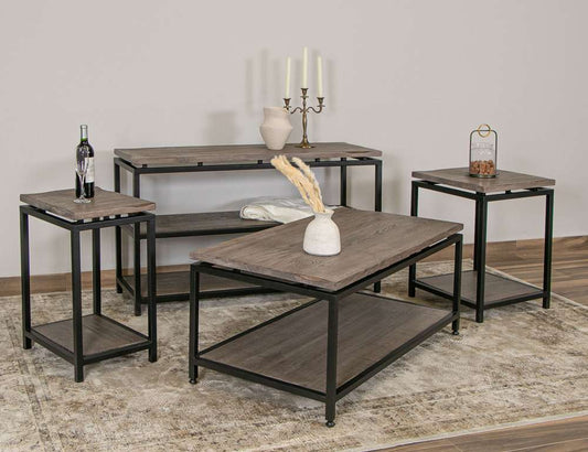 IFD - Blacksmith 2 Shelves, Sofa Table - IFD2321SFT veiw 2