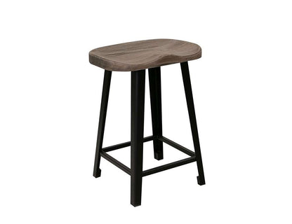 IFD - Blacksmith - 24in Wooden Stool - IFD2321STL veiw 1